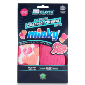 Універсальні серветки з мікрофібри Minky General Purpose Love, 2 шт